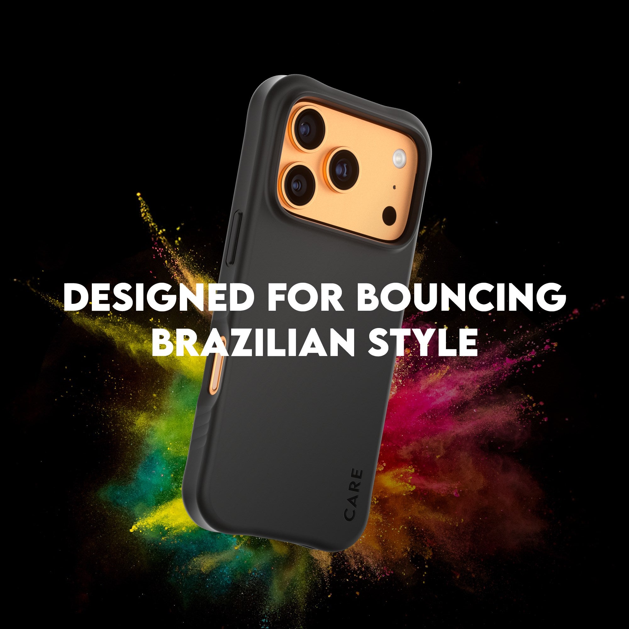 CARE™ by PanzerGlass® Samba Case Black w. MagSafe iPhone 17 Pro